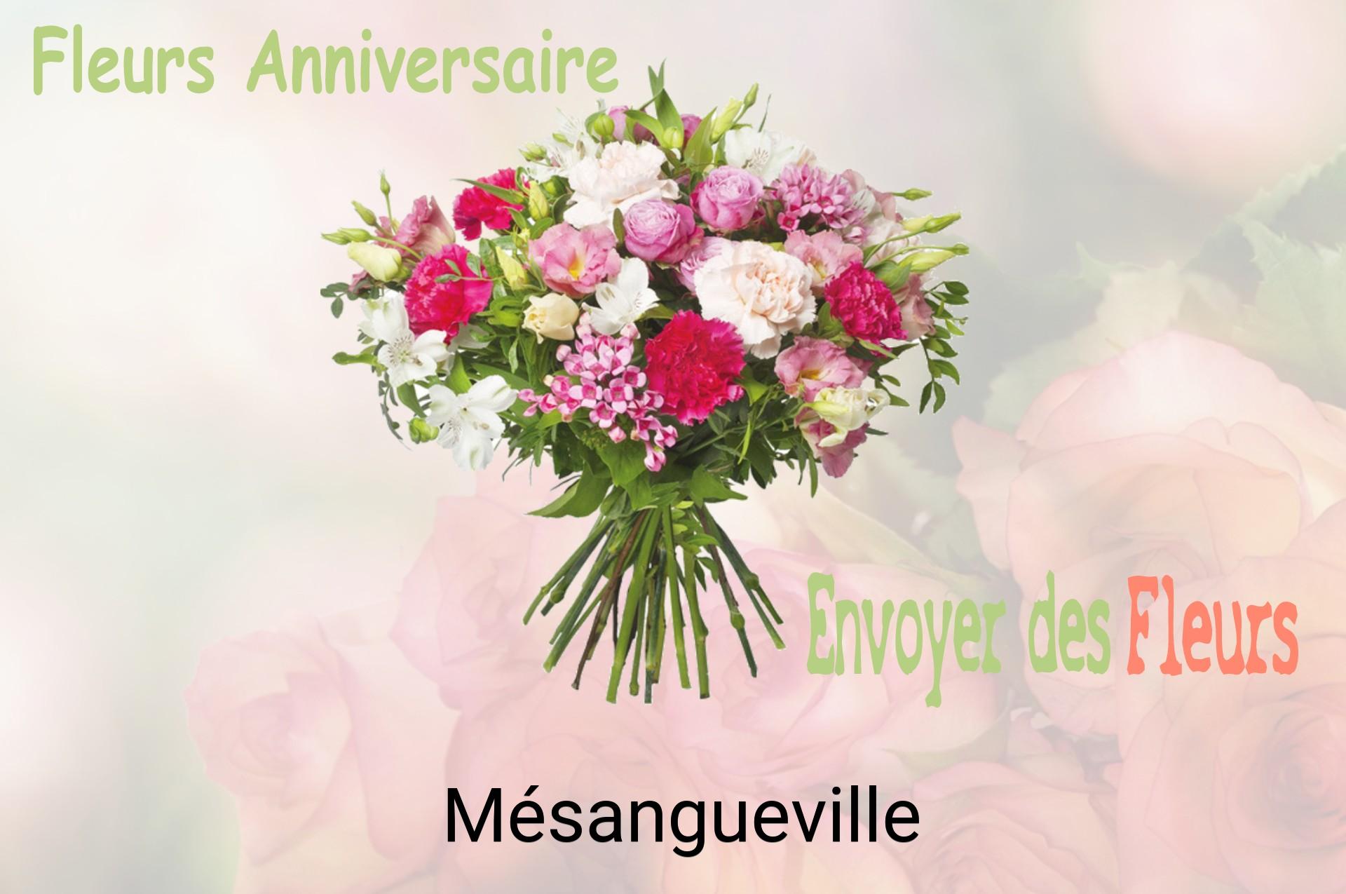 Bouquet de fleurs d’anniversaire livré à Mésangueville