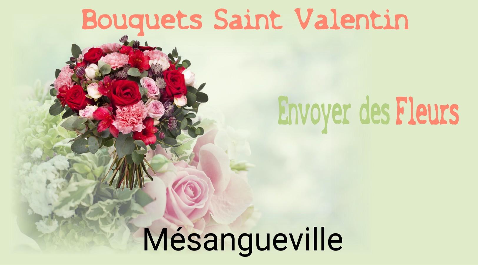 Roses de Saint-Valentin livrées à Mésangueville